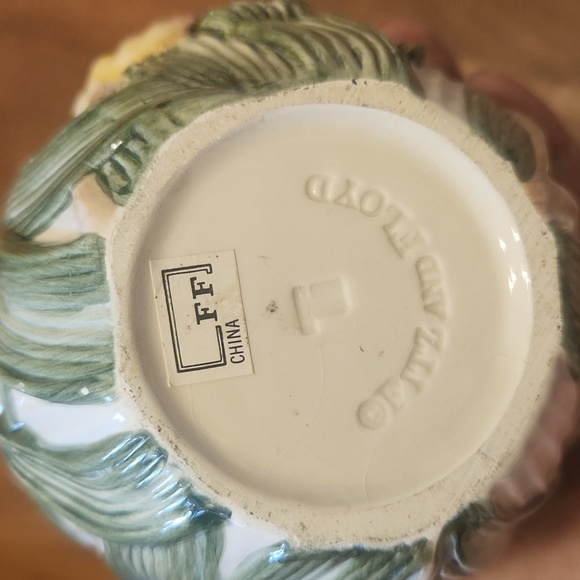 Fitz and Floyd Ceramic Floral Tulip Flowers Votive - Picture 6 of 10